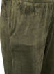 Losvallende fluwelen broek, Groen, Packshot image number 2