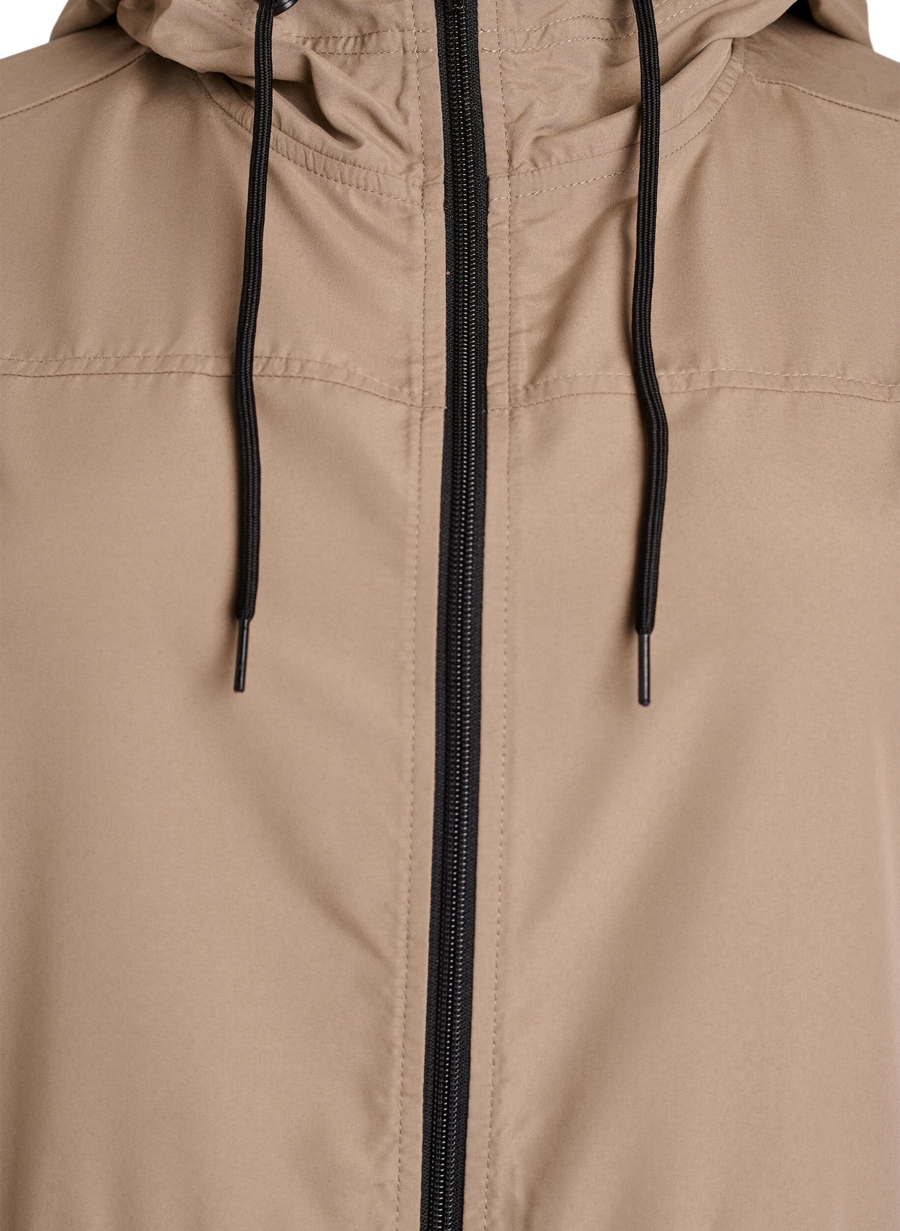 ZizziFLASH - Lichtgewicht parka met een capuchon, Bruin, Packshot image number 2