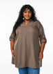 Tuniek met ronde hals, Bruin, Model image number 0