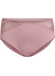 Microfiber panties met kanten details, Roze, Packshot image number 0