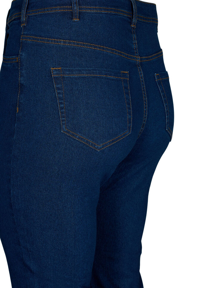 FLASH - Hoog getailleerde jeans met bootcut, Blauw, Packshot image number 3