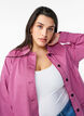 Gestreept shirt met zakken, Rood, Model image number 3