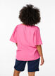 Blouse met korte, wijde mouwen, Roze, Model image number 2