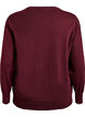 Fijngebreide vest met ronde hals, Rood, Packshot image number 1