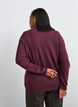 Cardigan met ronde knopen, Rood, Model image number 2