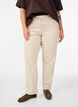 Gemma high-waist jeans, Beige, Model image number 2