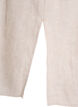 Shirtjurk in linnen en viscose met korte mouwen, Beige, Packshot image number 3