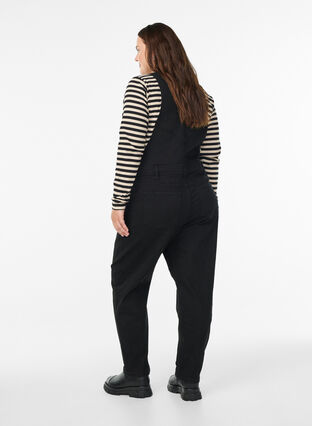 ZizziDenim overalls, Black, Model image number 1