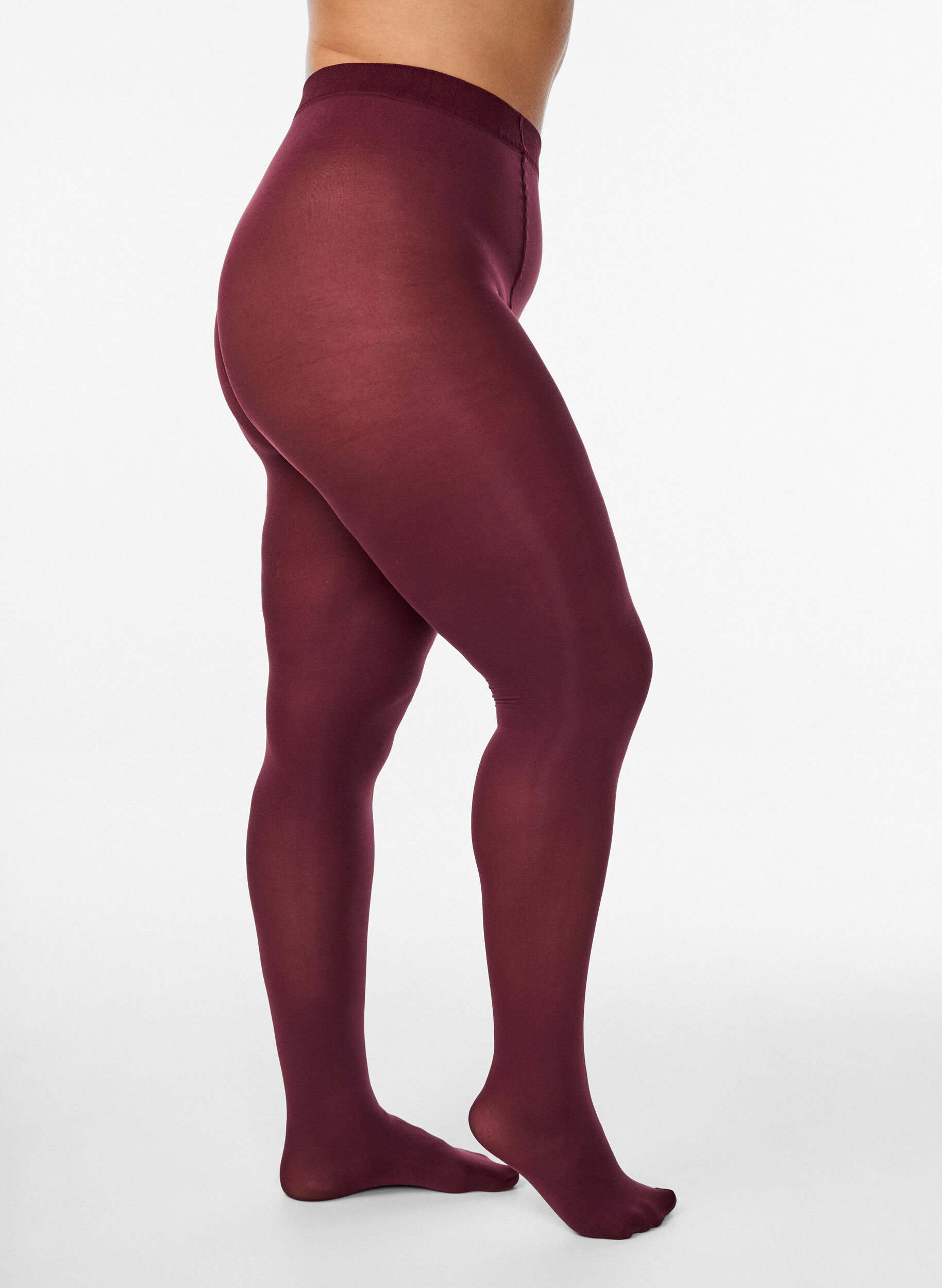 Zizzi100 denier panties, Rood, Packshot image number 0