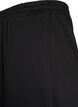 Sweatpants met hoge taille en wijde pijpen, Zwart, Packshot image number 2