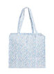 Shoppingtas met ritssluiting, Blauw, Packshot image number 0