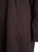 Kort sweatshirt jurk met hoge kraag en zakken, Bruin, Packshot image number 3