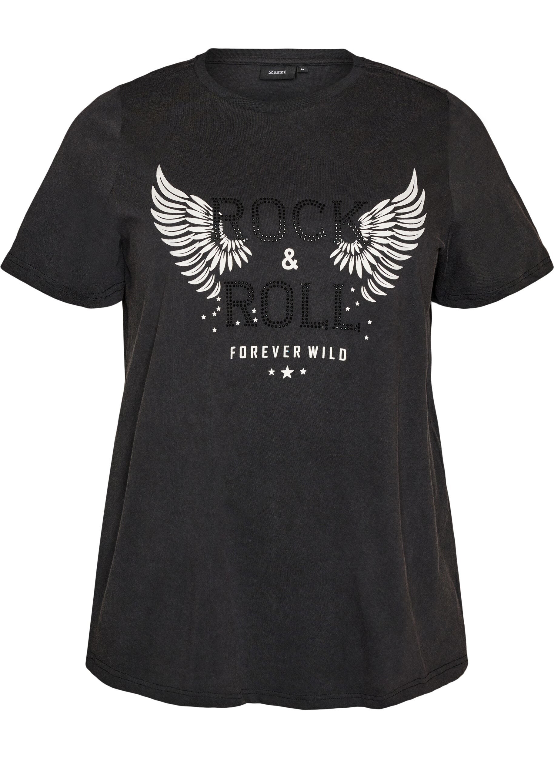 T-shirt van biologisch katoen met print