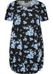 Robe en coton &agrave; manches courtes avec imprim&eacute;, Noir, Packshot image number 0