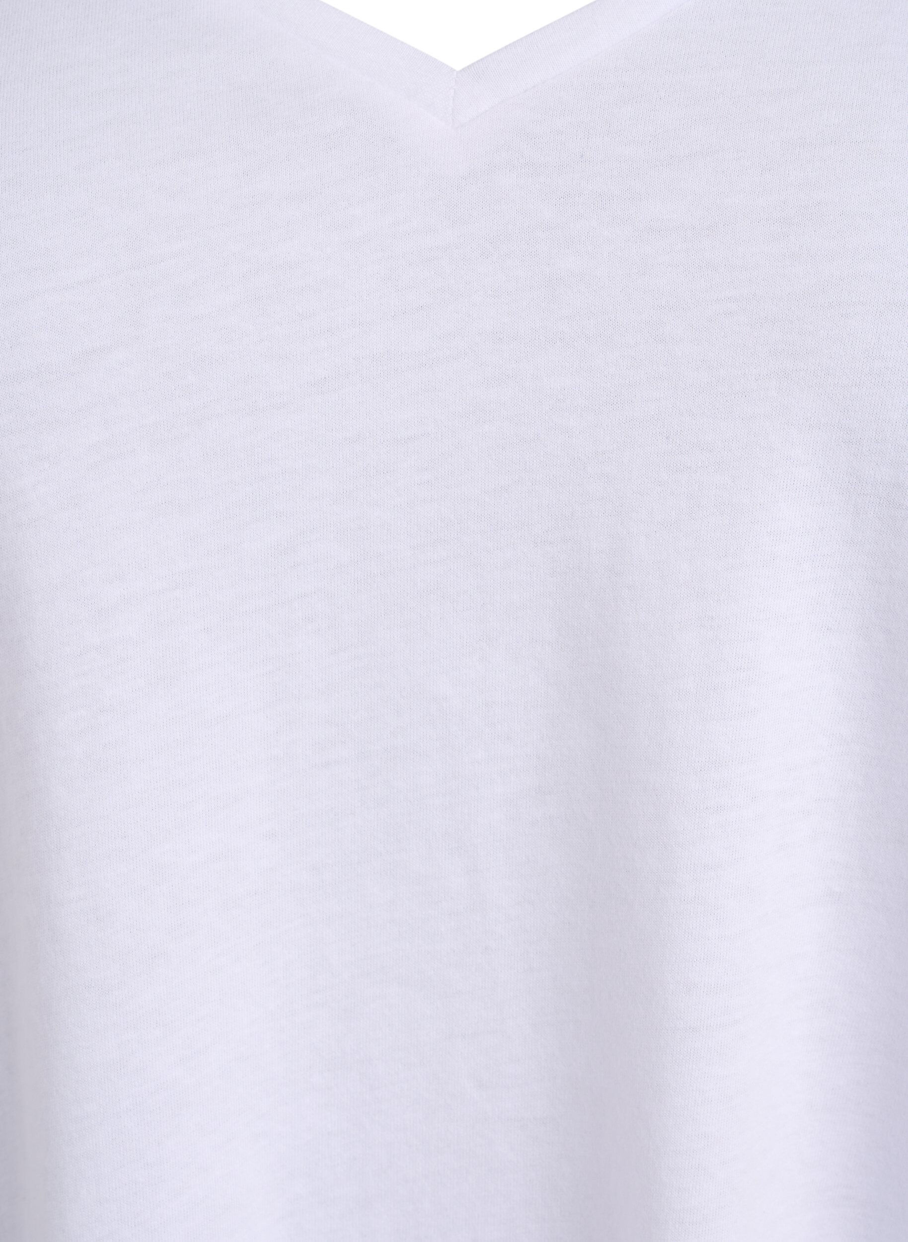 Zizzi2-pack T-shirts met V-hals, Zwart, Packshot image number 3