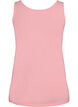 Effen basic top in katoen, Roze, Packshot image number 1