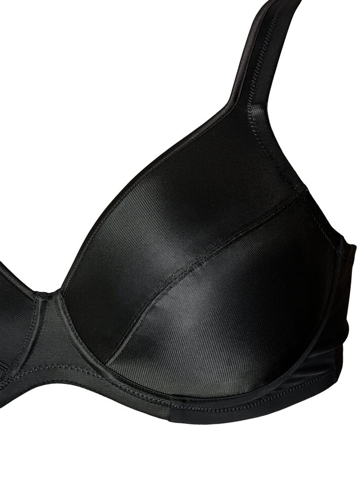 Hoog ondersteunende bh met voorgevormde cups, Zwart, Packshot image number 2