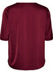 Satijnen blouse met ellebooglange mouwen, Rood, Packshot image number 1