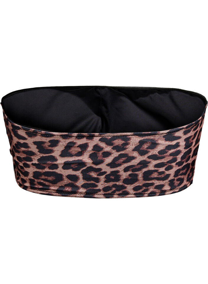Luipaard bandeau bikinitop, Leopard AOP, Packshot