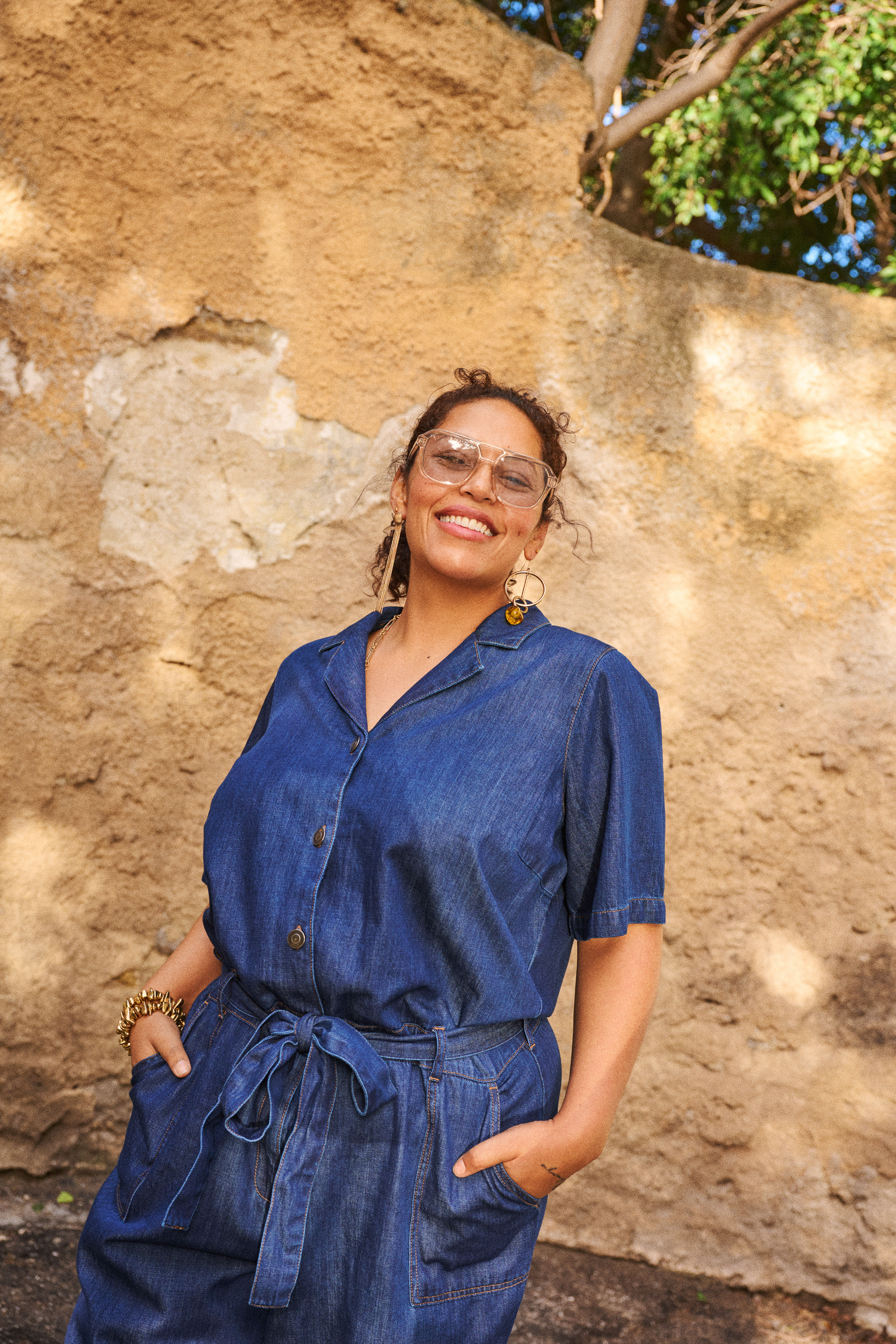 ZizziDenim jumpsuit, , Model