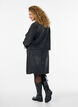 Korte denimrok met stenen., Grijs, Model image number 1