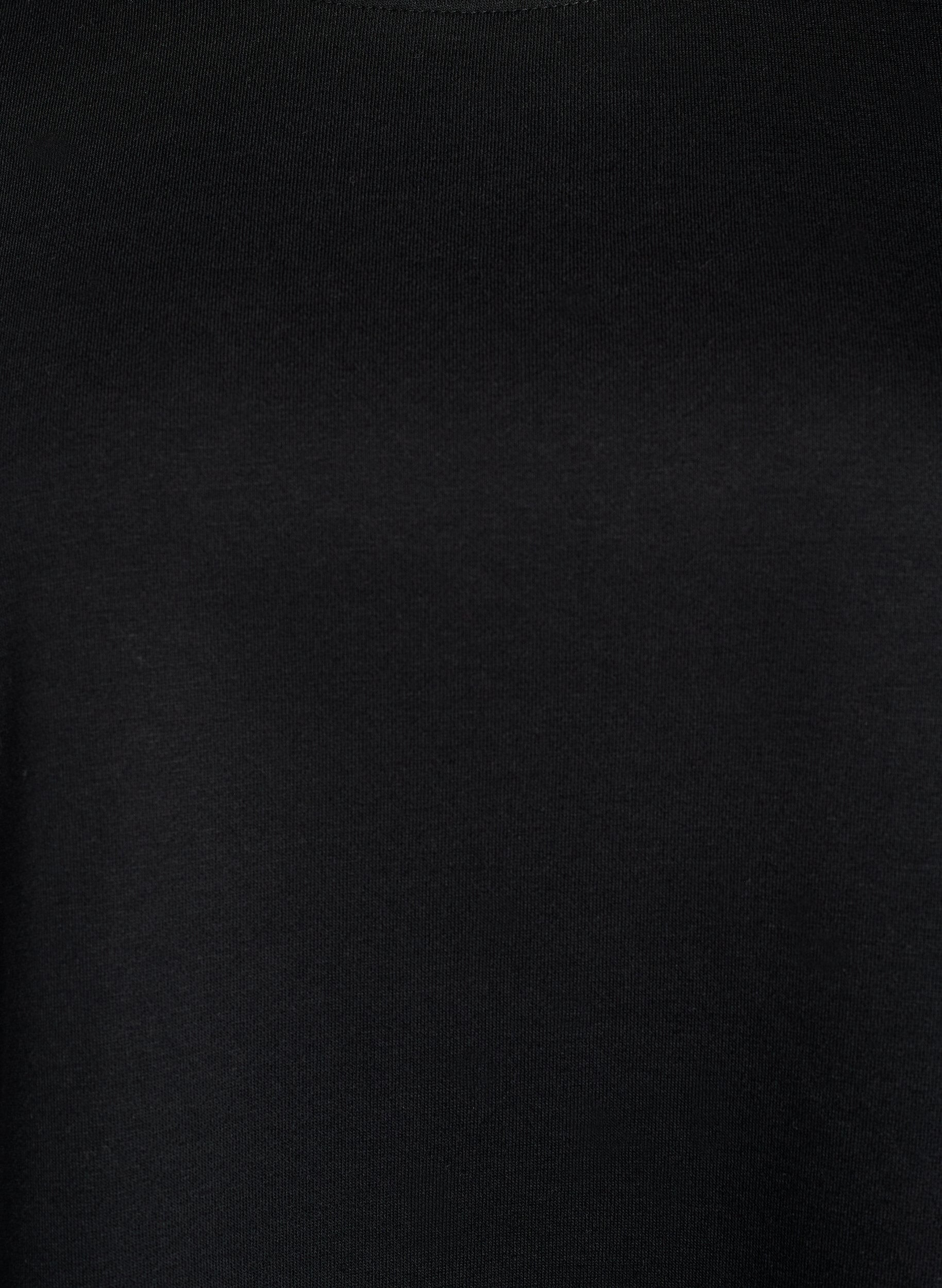 ZizziKorte sweaterjurk met ballonmouwen, Zwart, Packshot image number 2