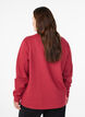 Sweatshirt met ronde hals, Rood, Model image number 2