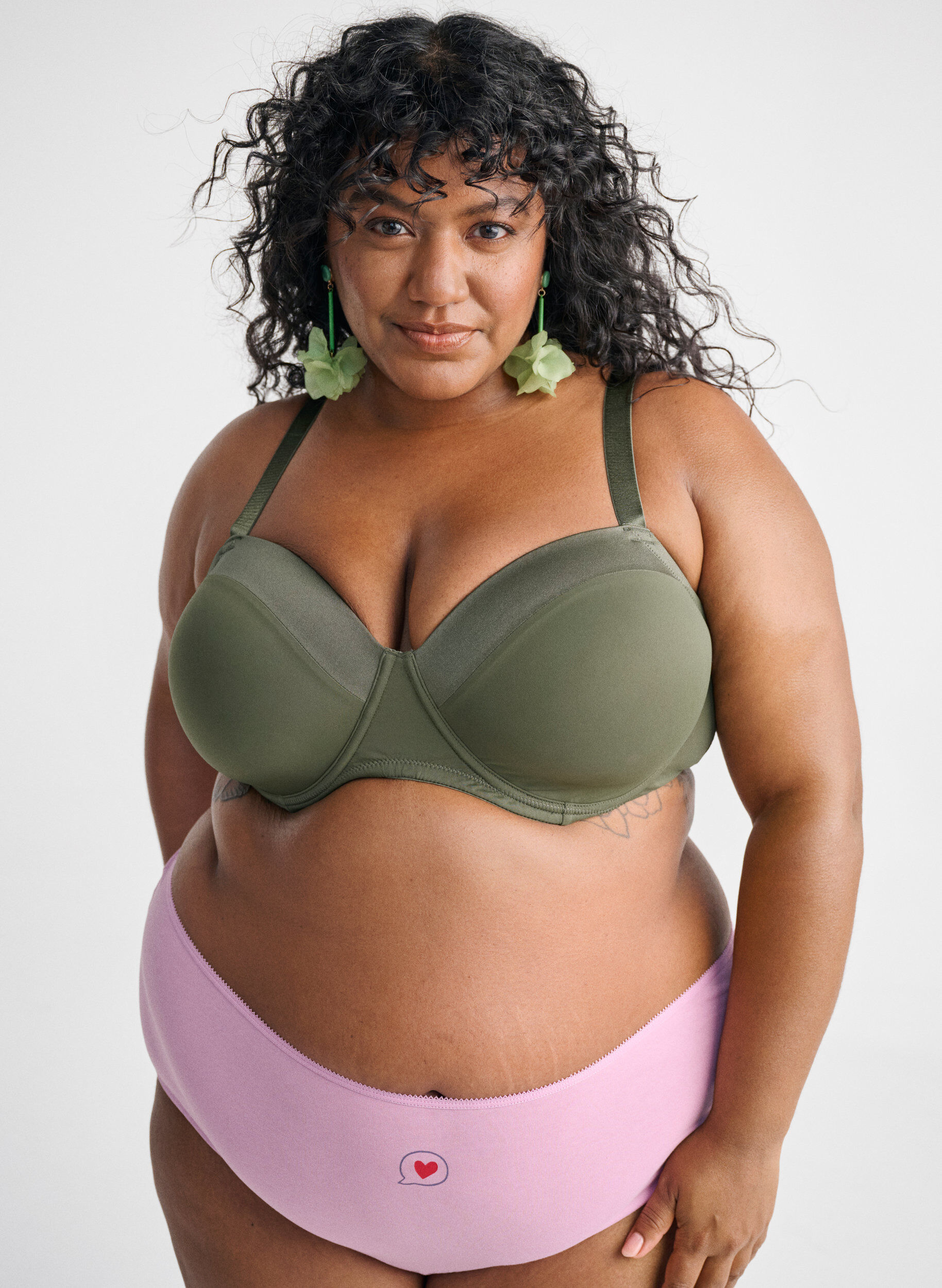 Zizzi7-pack hipsterslip met normale taille, Paars, Image image number 0