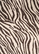 Blouse met lange mouwen en zebraprint, Bruin, Packshot image number 2