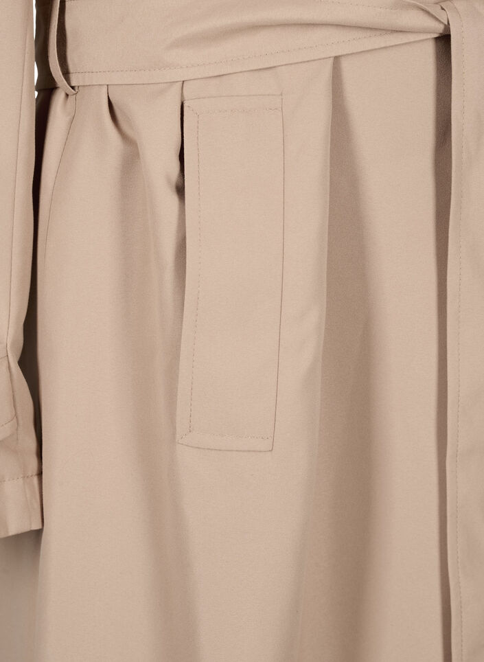Lange trenchcoat met riem, Nomad, Packshot image number 3