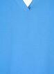 Mouwloze top met kreukeffecten, Blauw, Packshot image number 2
