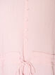 Blouse met textuur en een strik in de taille, Roze, Packshot image number 2