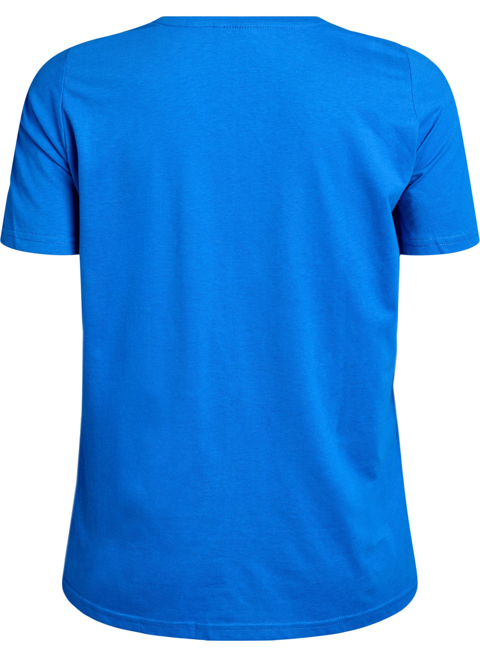 ZizziFLASH - T-shirt met motief, Blauw, Packshot image number 1