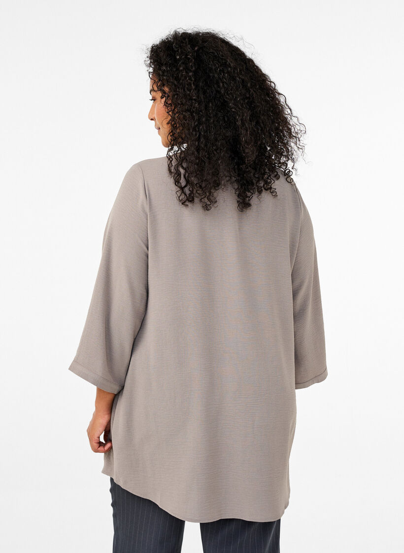 Tuniek met 3/4 mouwen, Beige, Model image number 2