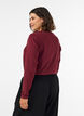 Basic T-shirt met lange mouwen en ronde hals, Rood, Model image number 2