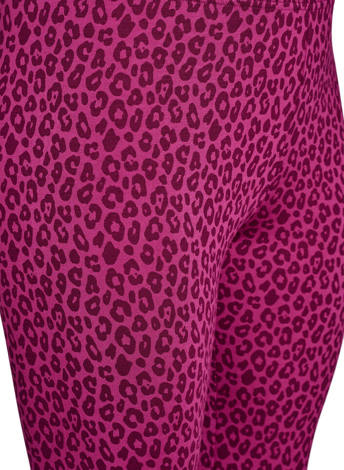 Enkellange leggings in viscose stof, Roze, Packshot image number 2