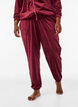 Losse velourbroek, Rood, Model image number 3