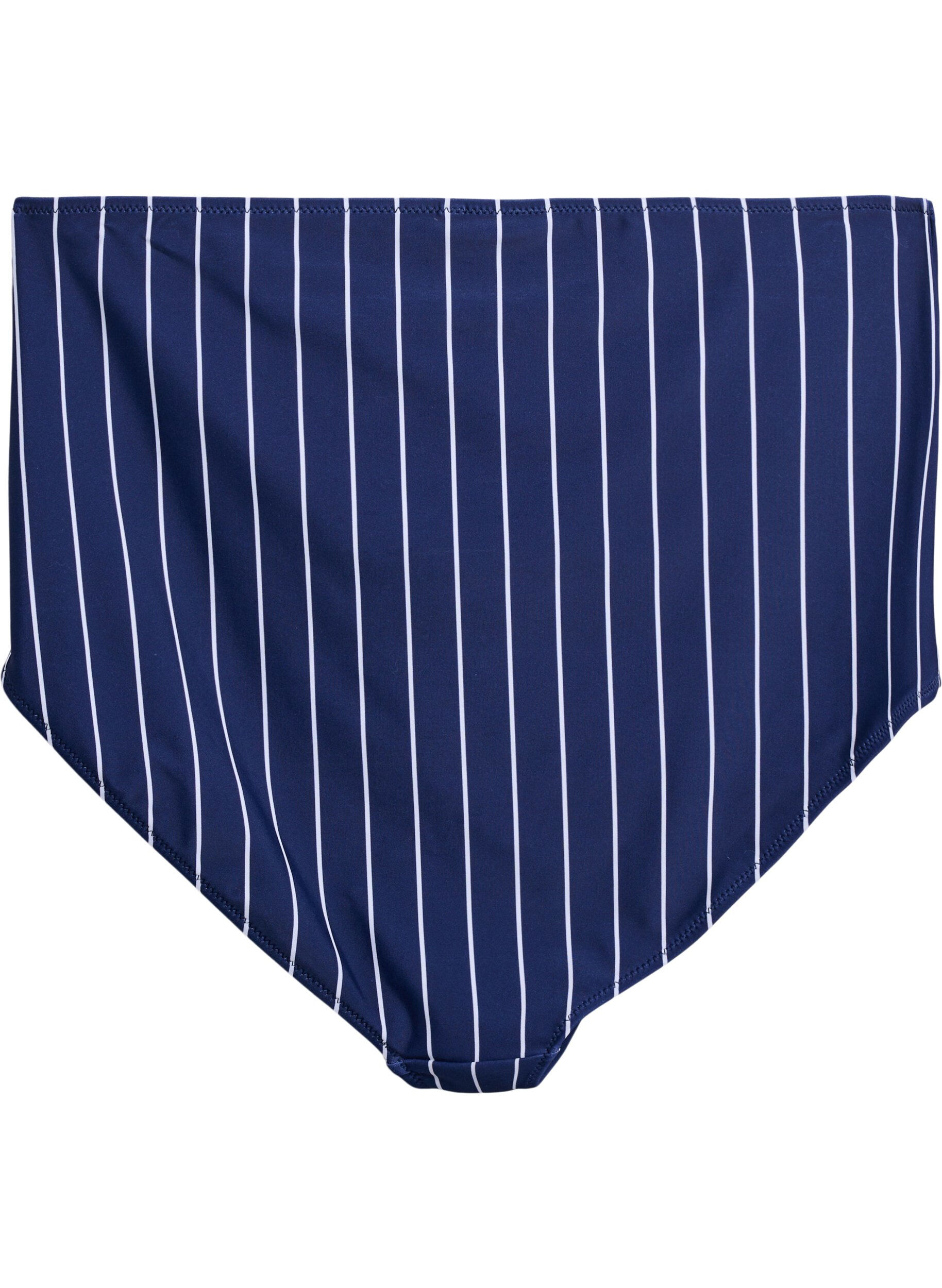 ZizziBikinibroekje met print en een hoge taille, Blauw, Packshot image number 1