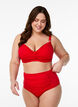 Bikinibroekjes met hoge taille, Rood, Model image number 0
