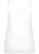 Basic strop top in katoen, Wit, Packshot image number 1