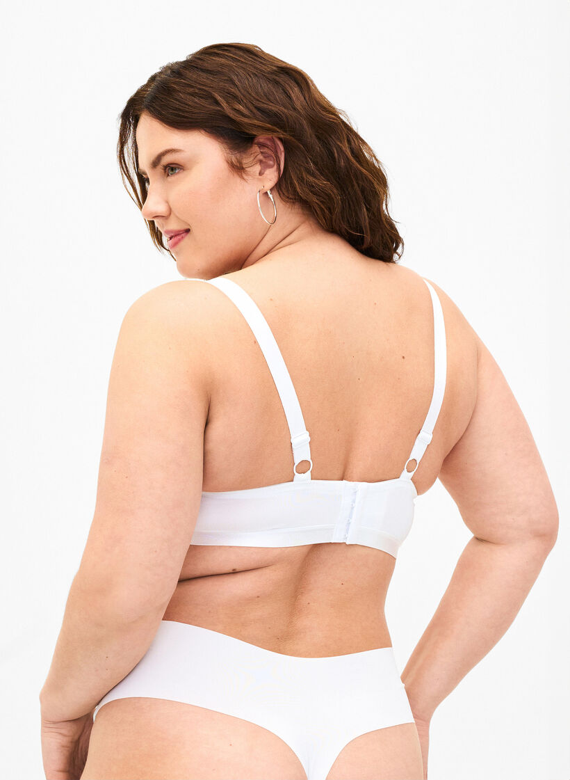 Voorgevormde bh met mesh, Bright White, Model