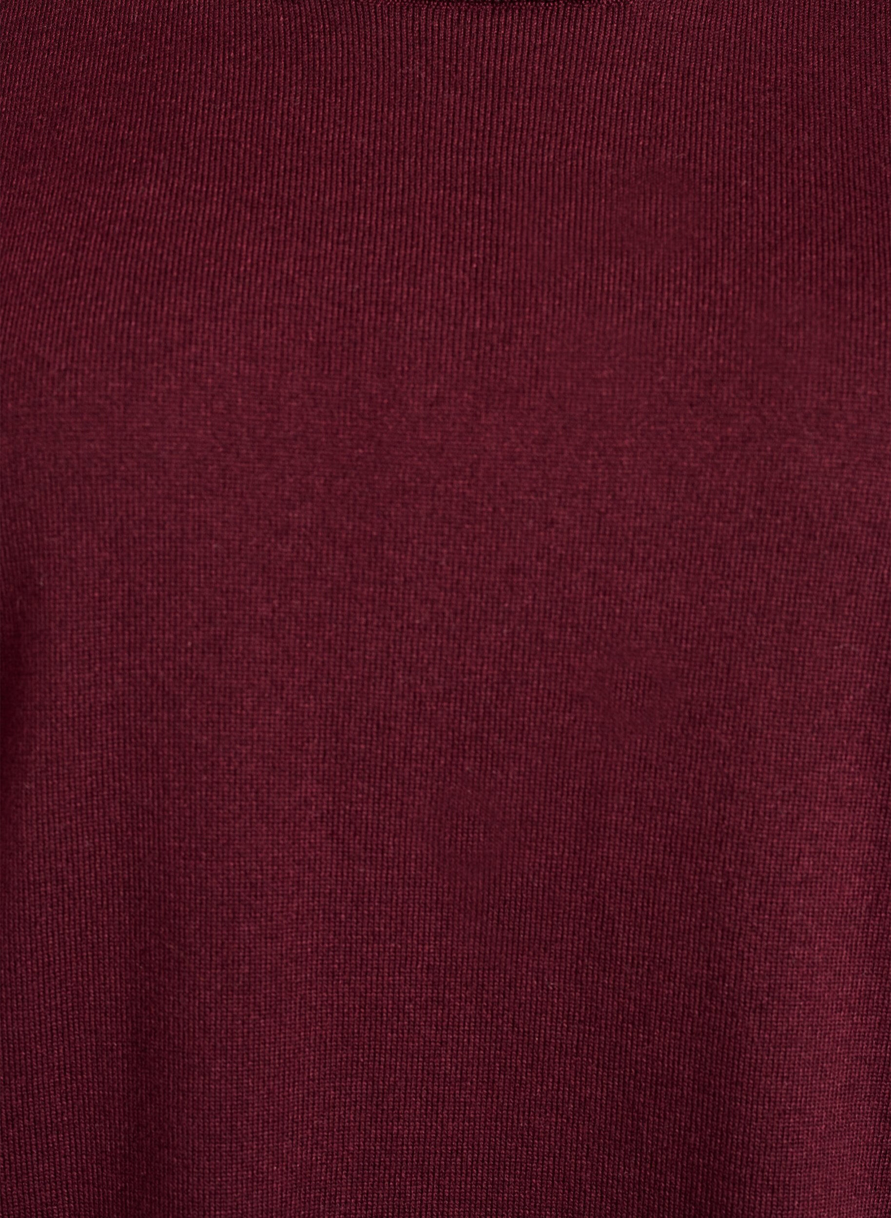 ZizziFLASH - Fijngebreide blouse met korte mouwen, Rood, Packshot image number 2