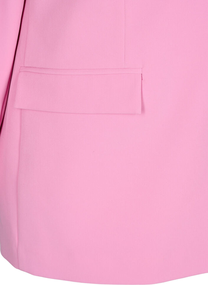 Klassieke blazer met knoopsluiting, Begonia Pink, Packshot