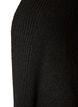Cardigan met open voorkant en wijde mouwen, Zwart, Packshot image number 2