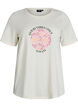 T-shirt imprim&eacute;, Vanille, Packshot image number 0
