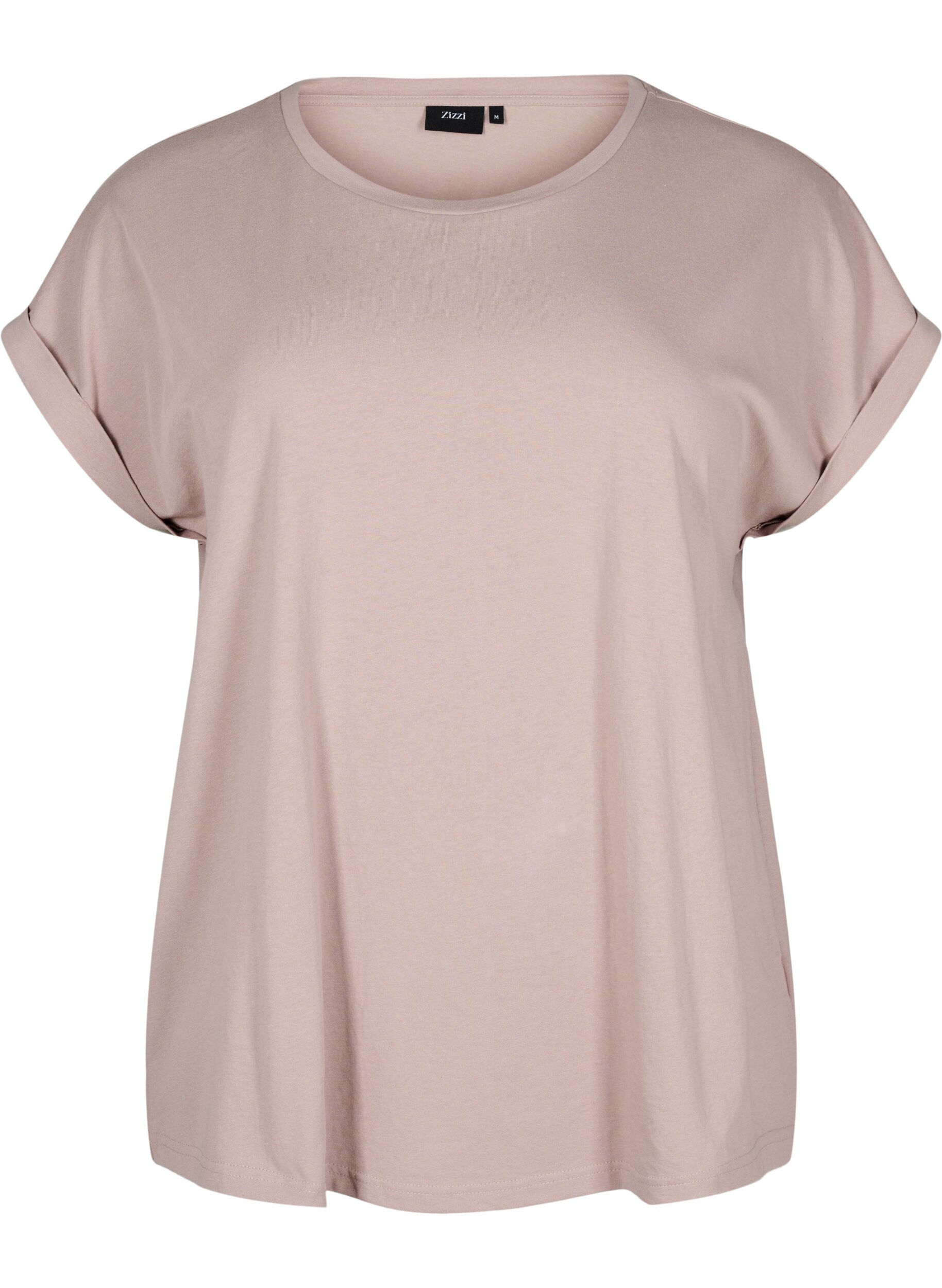 T-shirt met korte mouwen van katoenmix