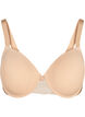 Voorgevormde beha met gaas, Beige, Packshot image number 0