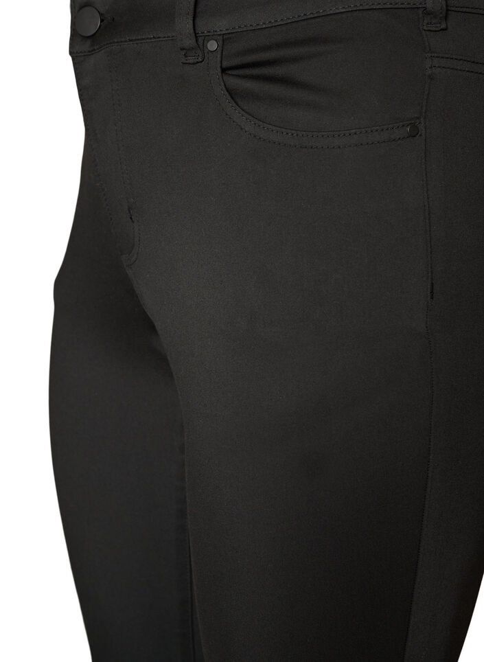 Emily Stay Black jeans met een reguliere taille, Zwart, Packshot image number 2