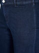 Jeans met hoge taille en wijde pijpen, Blauw, Packshot image number 2