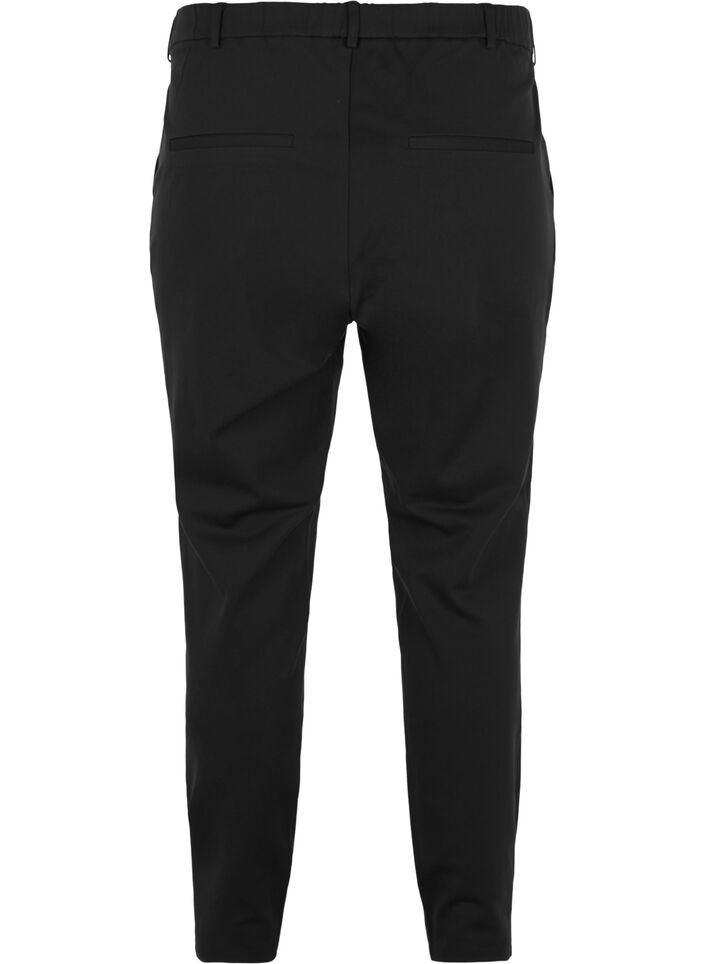 Cropped Maddison broek, Zwart, Packshot image number 1